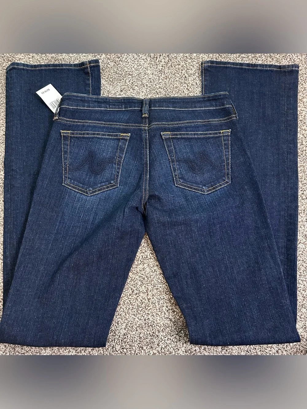 NWT AG Jeans The Colette Slim Boot Mid Rise Dark Wash Size 27